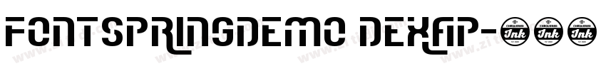 FONTSPRINGDEMO DexaP字体转换